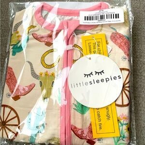 Little Sleepies pink ready to rodeo 6-12 months